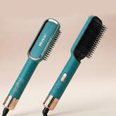 Mericle Portable Men and Women Hair Straightening Curler Brush